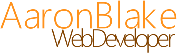 Aaron Blake Web Developer